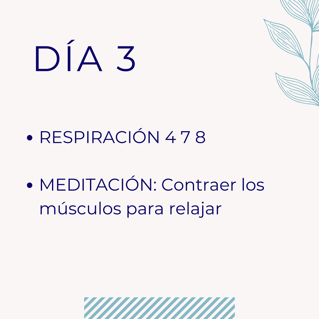 Respiración 4 7 8 Y relajación progresiva