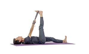 Supta Padagustasana o Flamenco en Yoga